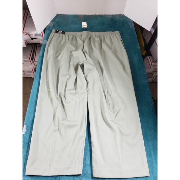 Alfred Dunner Dress Pants Size 24 W Womens Green Pull On Stretch Ladies NWT - Picture 9 of 12